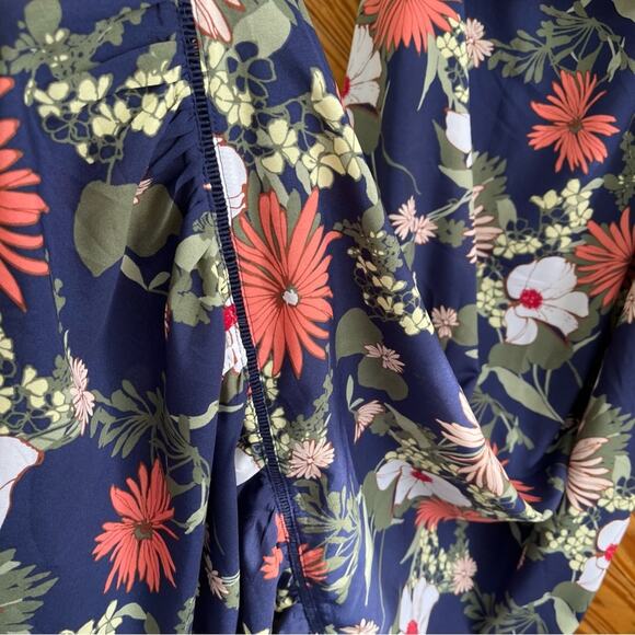 Banana Republic Floral Print Ruffle Hem Maxi Dress - Picture 6 of 8